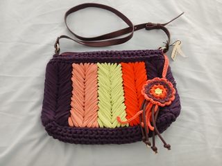 Bolso / cartera crochet multicolor