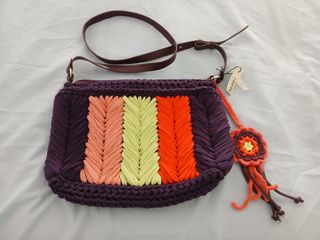 Bolso / cartera crochet multicolor