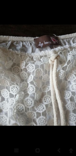 Top Algo Bonito blanco - Talla M