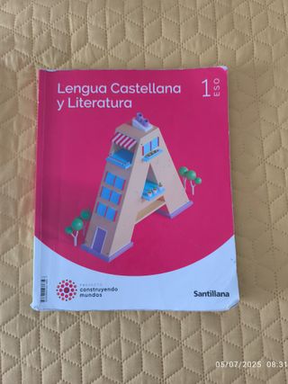 LIBROS DE TEXTO 1° ESO