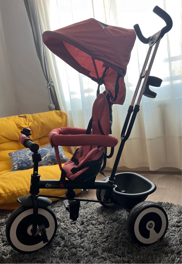 Triciclo infantil rosa Kinferkratf