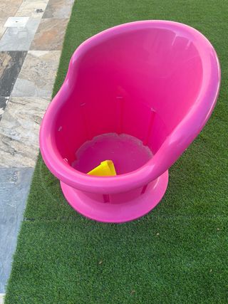 Sillón plástico rosa Butaca.