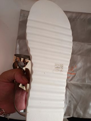 Sandalias Oca Loca 39 - Plata