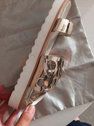 Sandalias Oca Loca 39 - Plata