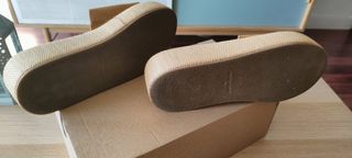 Sandalias plataforma Zara Home marrón