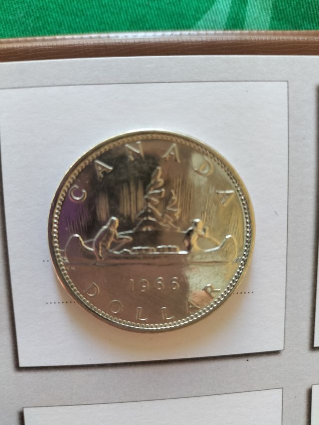 Dollaro canadese 1966 - Canoa