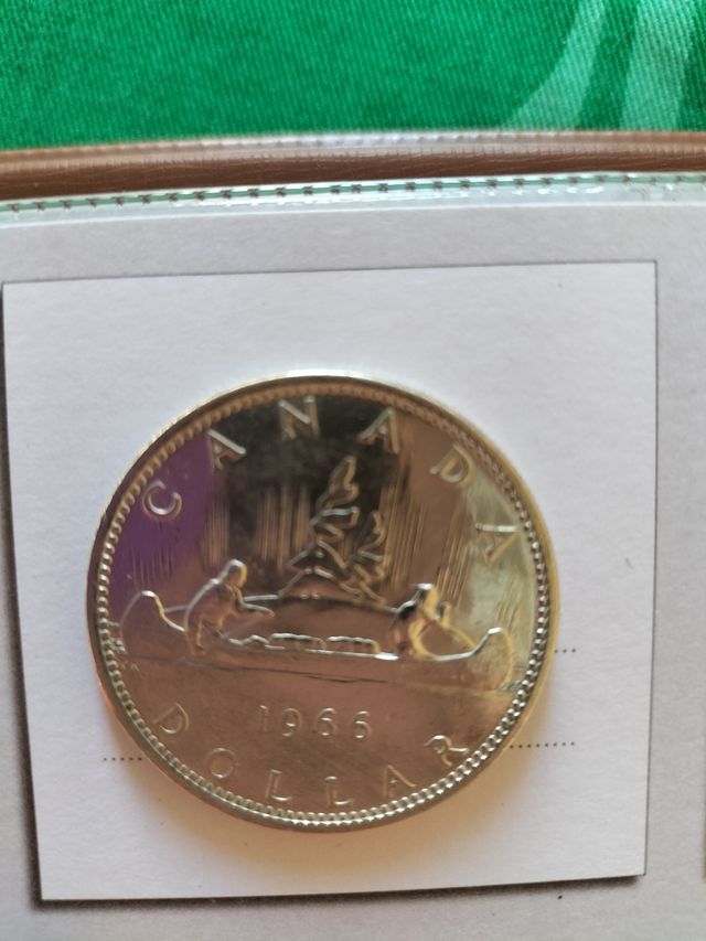 Dollaro canadese 1966 - Canoa