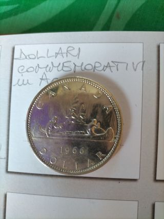 Dollaro canadese 1966 - Canoa