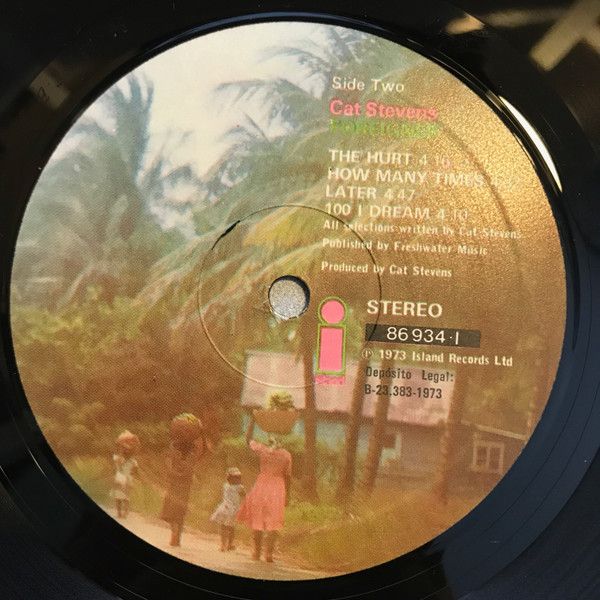 CAT STEVENS FOREIGNER LP 12" 33 RPM 1973 ISLAND 