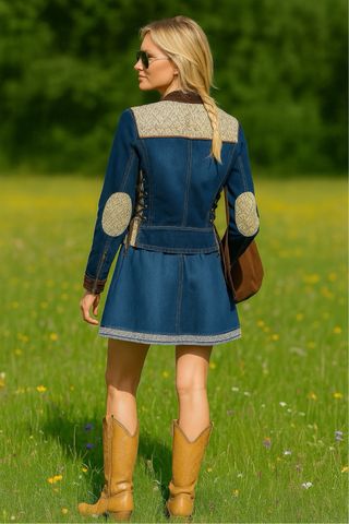 Chaqueta vaquera azul - Talla S