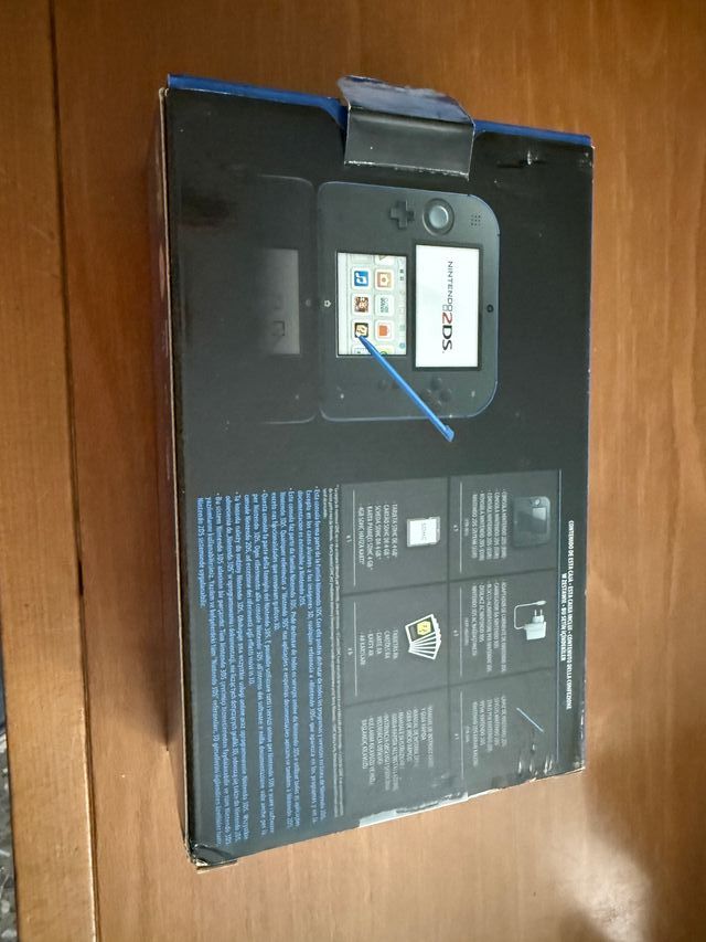 Nintendo 2DS negra-azul consola portátil