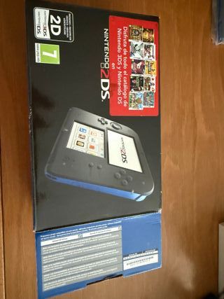 Nintendo 2DS negra-azul consola portátil
