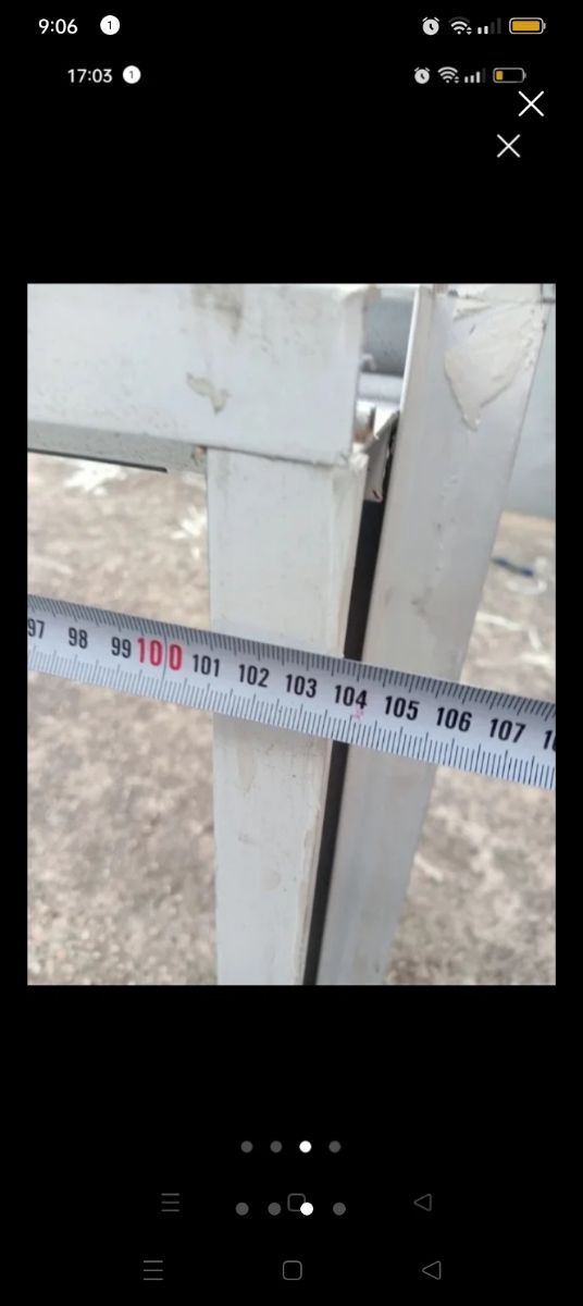 Ventana aluminio blanca