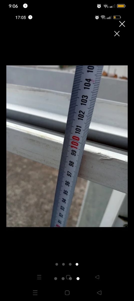 Ventana aluminio blanca