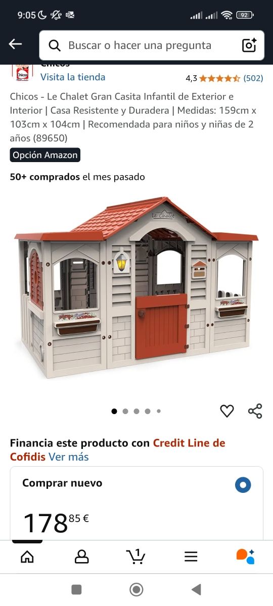 Cosas De Bebe Chicos Casita Infantil De Exterior Le Chalet 89650