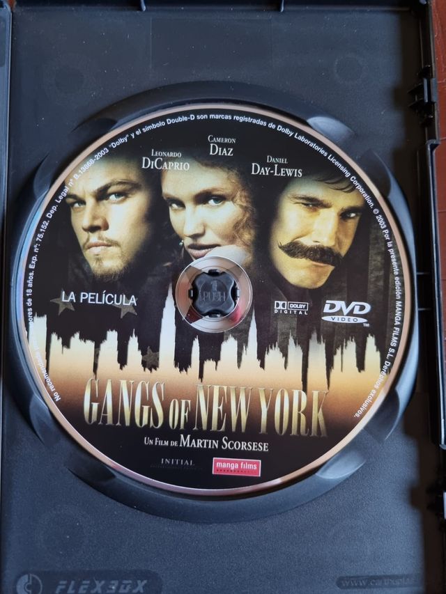 DVD Gangas de Nueva York