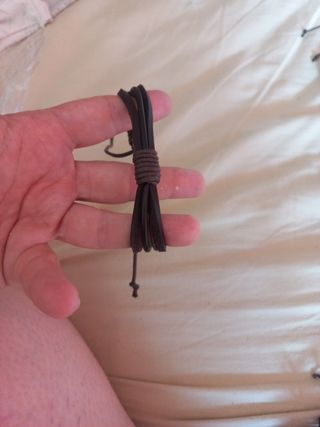 Pulseras de cuero marrón - 10 unidades