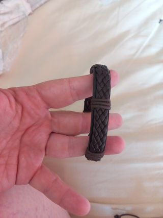 Pulseras de cuero marrón - 10 unidades