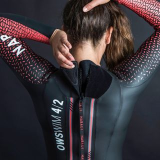 Neopreno mujer natación aguas abiertas agua fría 4/2mm OWS