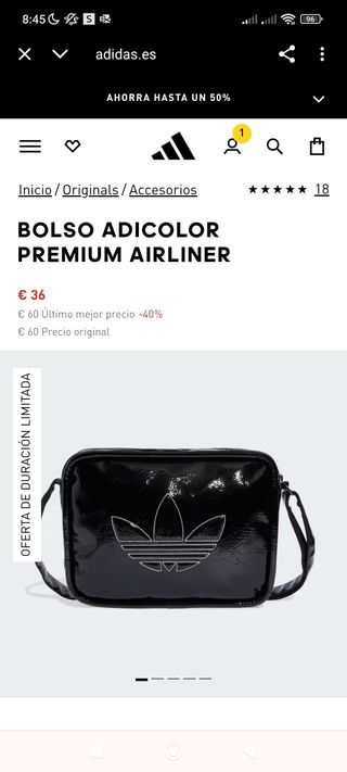 Adidas Adicolor Premium Airliner - Bolso bandolera