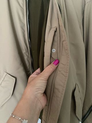 Cazadora bomber Zara verde oliva