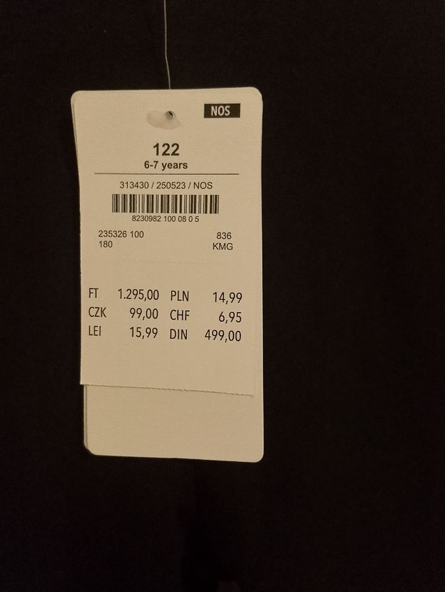 Set 2 completi estivi 100% cotone Bambina 5/6 anni