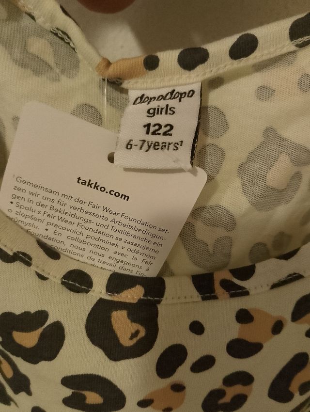 Set 2 completi estivi 100% cotone Bambina 5/6 anni