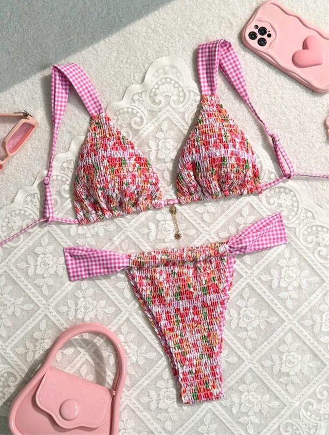 Bikini Flores y Cuadros Vichy