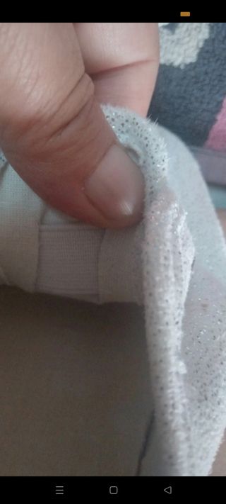 Zapatillas blancas plateadas nº 35