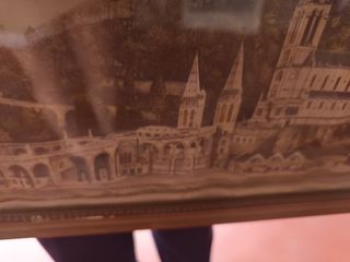 Cuadro antiguo Lourdes