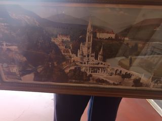 Cuadro antiguo Lourdes