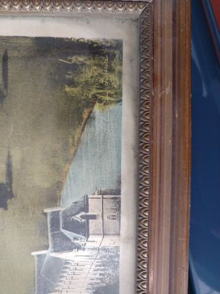 Cuadro antiguo Lourdes