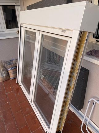 Ventana aluminio blanco