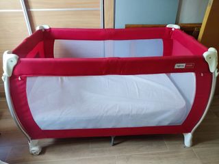 Cuna viaje Inglesina mhome roja