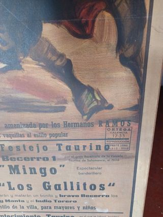 Cartel Taurino Hontalbilla 1986
