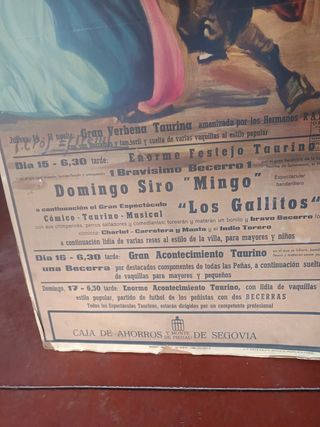 Cartel Taurino Hontalbilla 1986