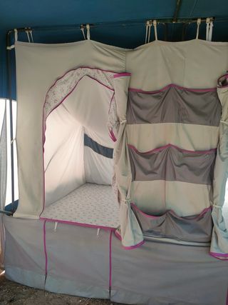 Carro tienda combi Inesca 2 habitaciones