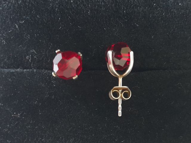 Pendientes Swarovski y plata