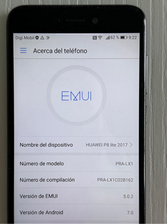 HUAWEI P8 LITE NEGRO LIBRE MOVIL SMARTPHONE
