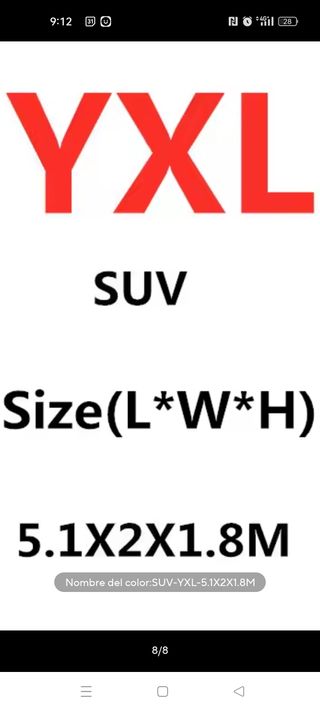 Funda Coche YXL - SUV - Impermeable