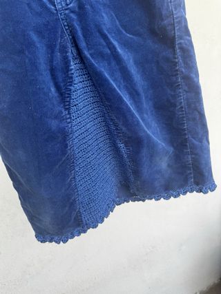 Gonna jeans Levi's velluto a coste blu