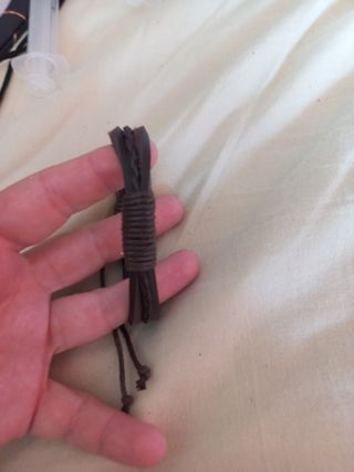 Pulseras de cuero trenzado
