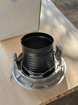 Focos empotrables techo - 12uds. Plata