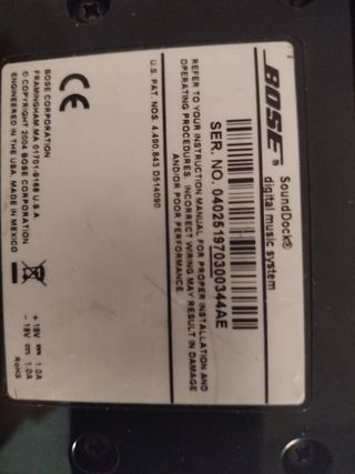 Bose SoundDock - Altavoz iPod