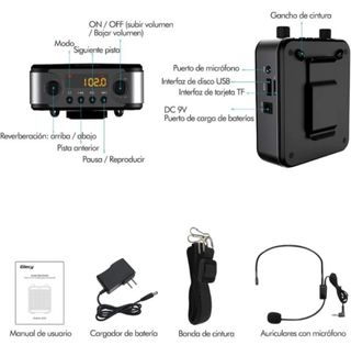 Altavoz portátil Giecy Bluetooth