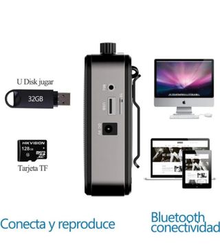 Altavoz portátil Giecy Bluetooth