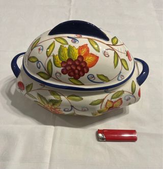 Biscottiera Ceramica Dipinta a Mano