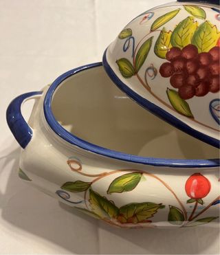 Biscottiera Ceramica Dipinta a Mano