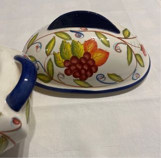 Biscottiera Ceramica Dipinta a Mano