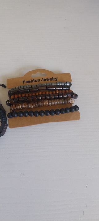 Bracciali Uomo - Pelle Nera